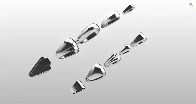 Bails for jewelry pendants