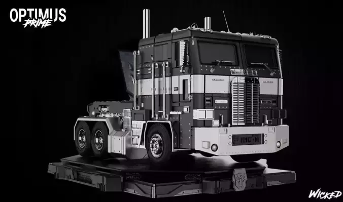 Wicked Movies Optimus Prime Truck Sculpture  3D print model