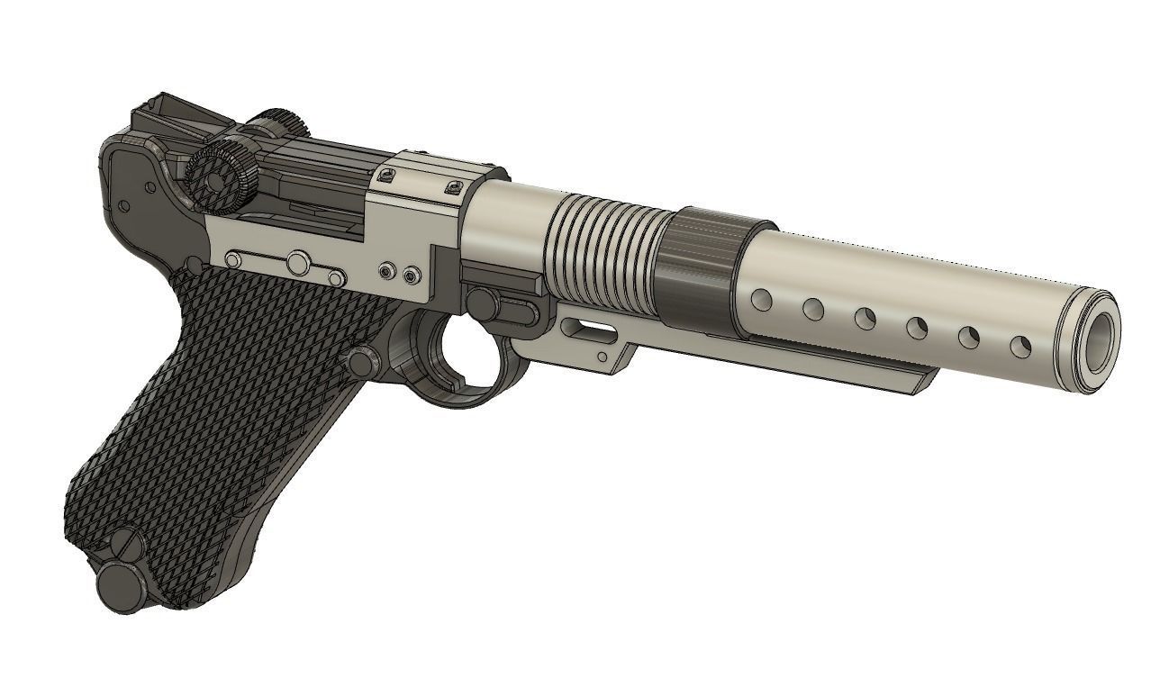 StarWars Blaster A180 -3D print Fake for cosplay   3D print model_16