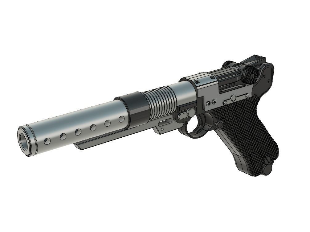 StarWars Blaster A180 -3D print Fake for cosplay   3D print model_1