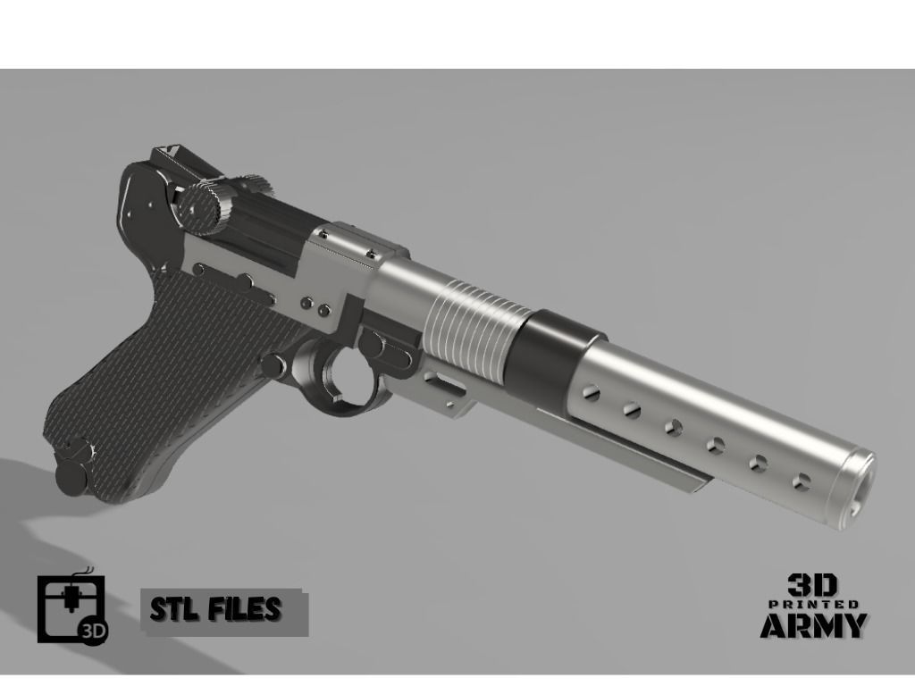 StarWars Blaster A180 -3D print Fake for cosplay   3D print model_6