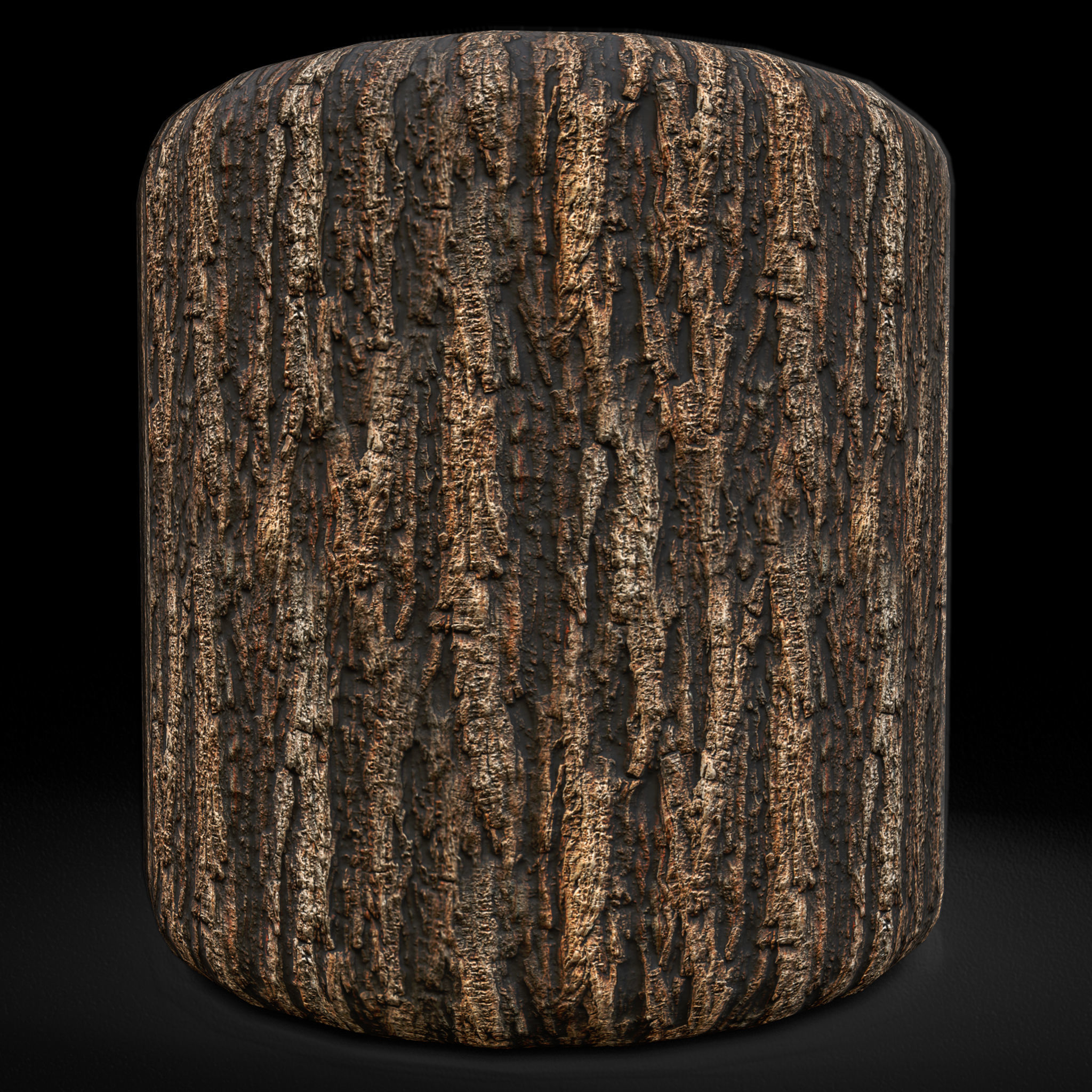 Wood Bark Texture 4K Texture_7
