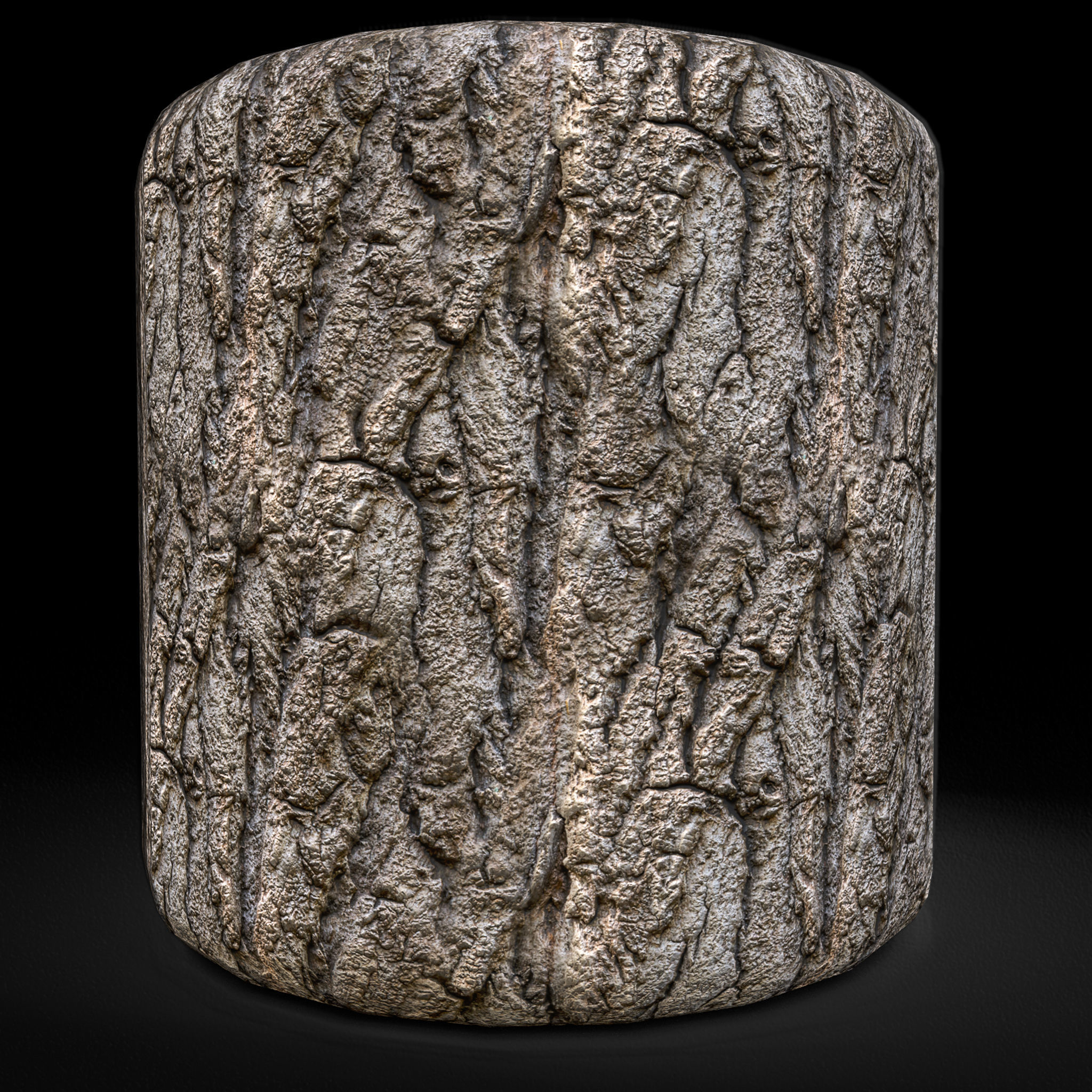 Wood Bark Texture 4K Texture_8