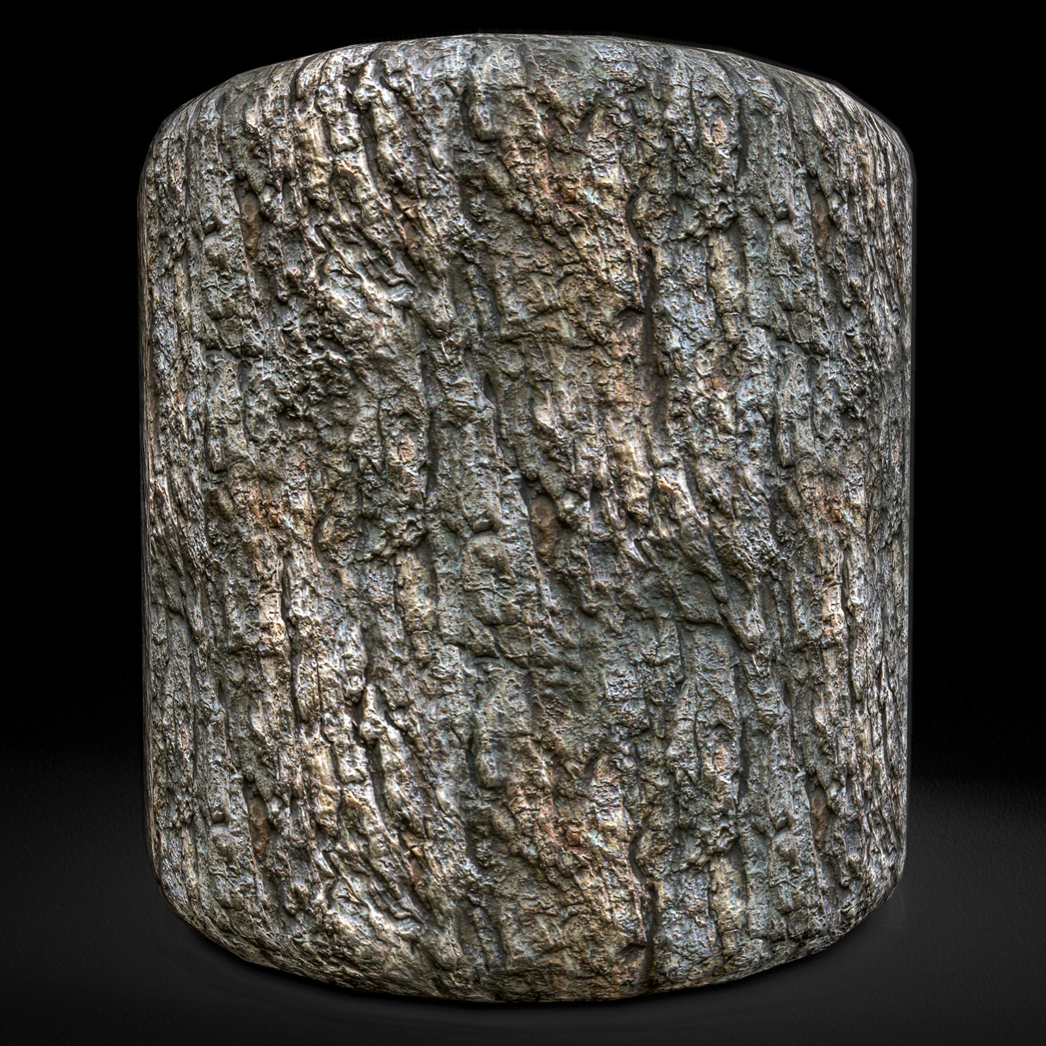 Wood Bark Texture 4K Texture_2