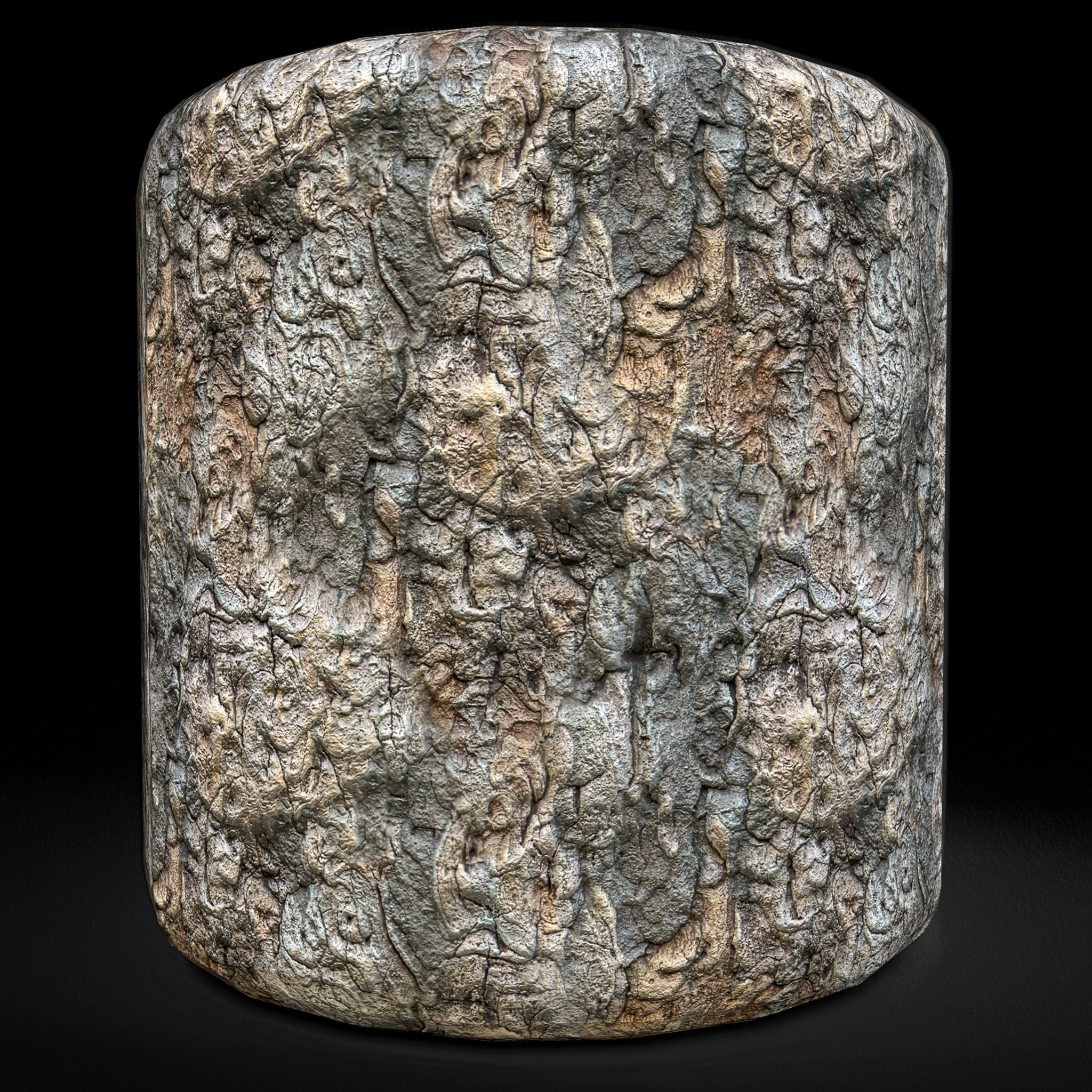 Wood Bark Texture 4K Texture_5