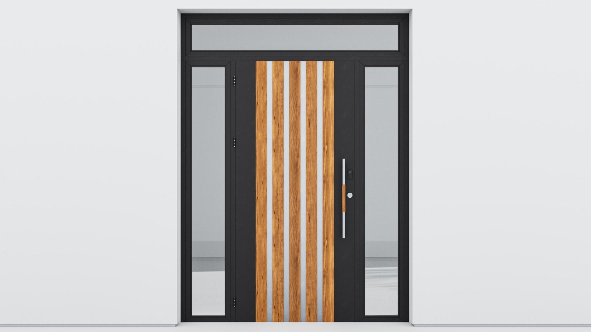 Aluminium door 79 3D model_1