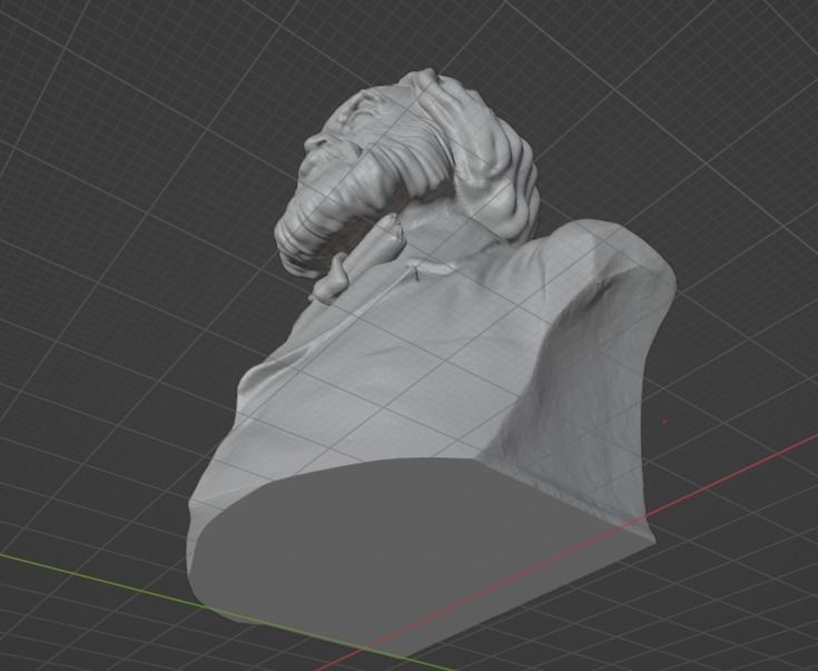 Walt Whitman 3D print model_15