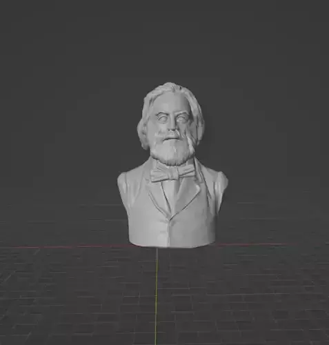 Walt Whitman 3D print model