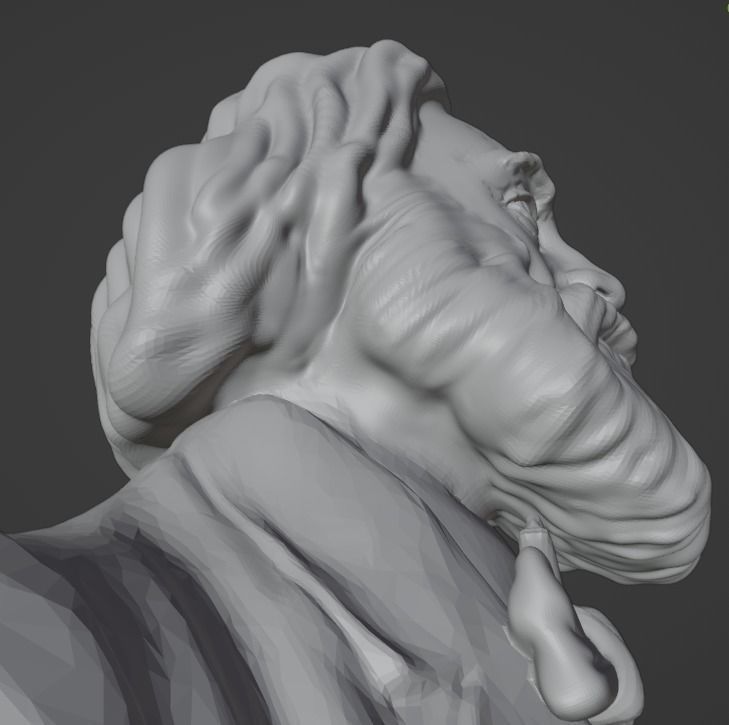Walt Whitman 3D print model_5