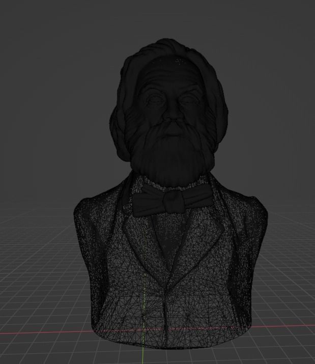 Walt Whitman 3D print model_19