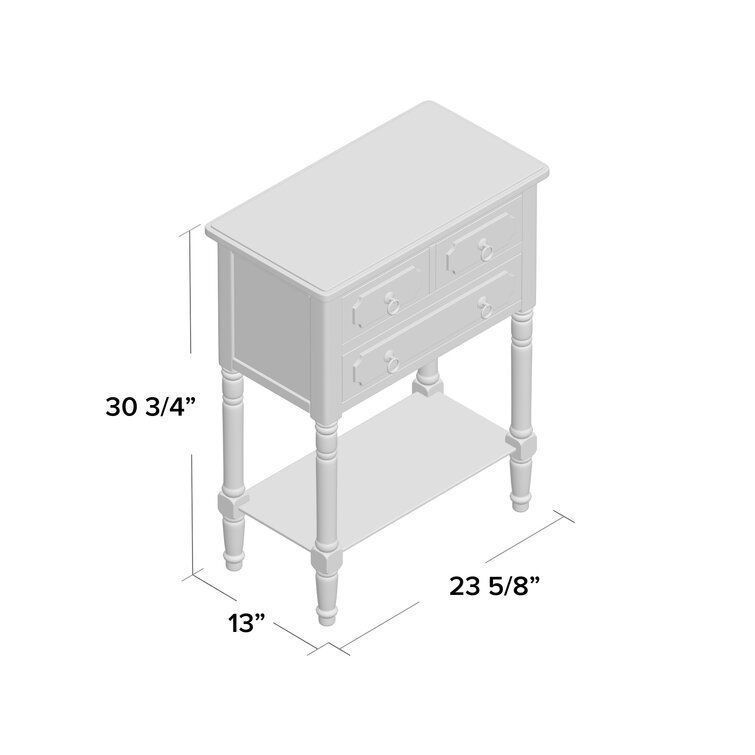 Carleton Drawer Accent Chest 3D model_1