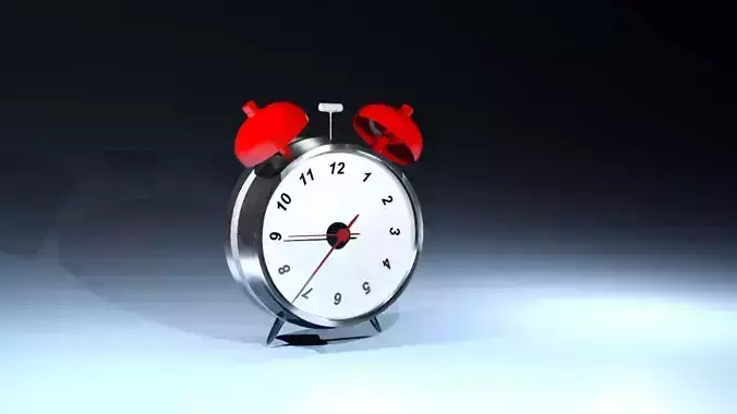 Clock alarm 3D model