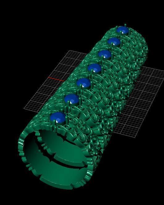 Engagement ring 3D print model_5