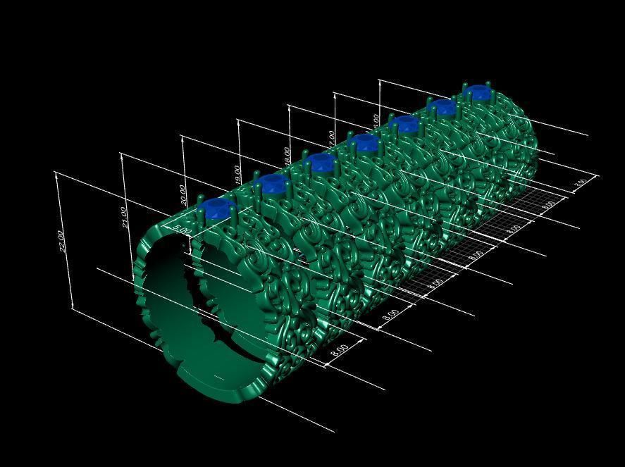 Engagement ring 3D print model_18