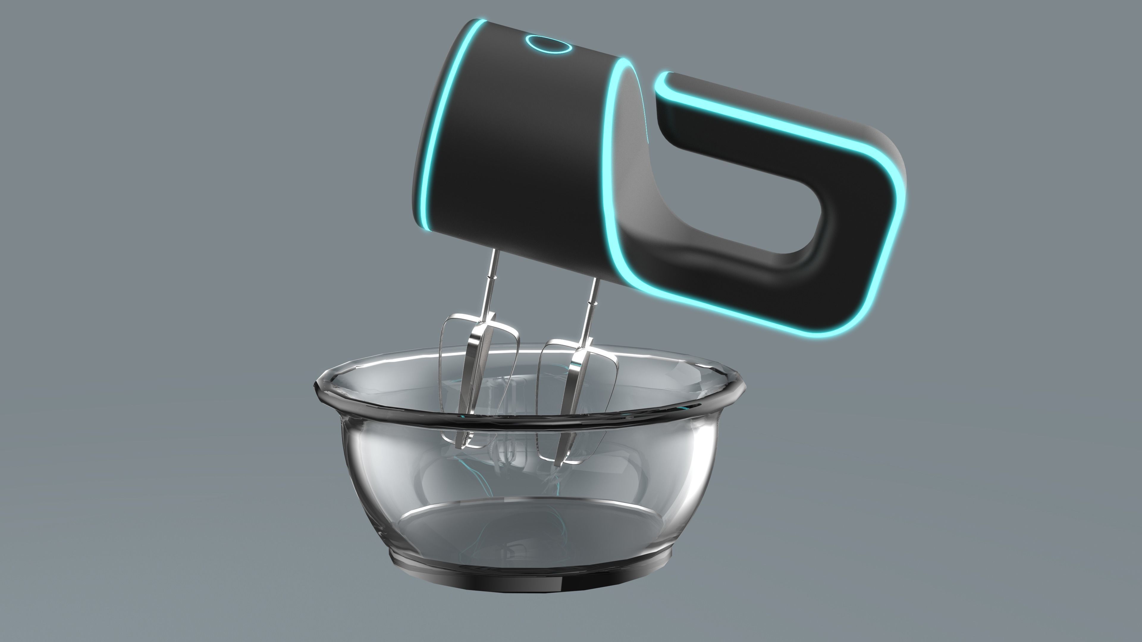 Electric Hand Mixer  3D model_2