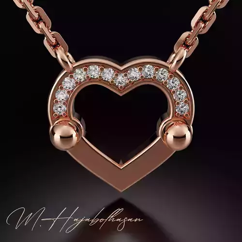  delicate diamond pendant