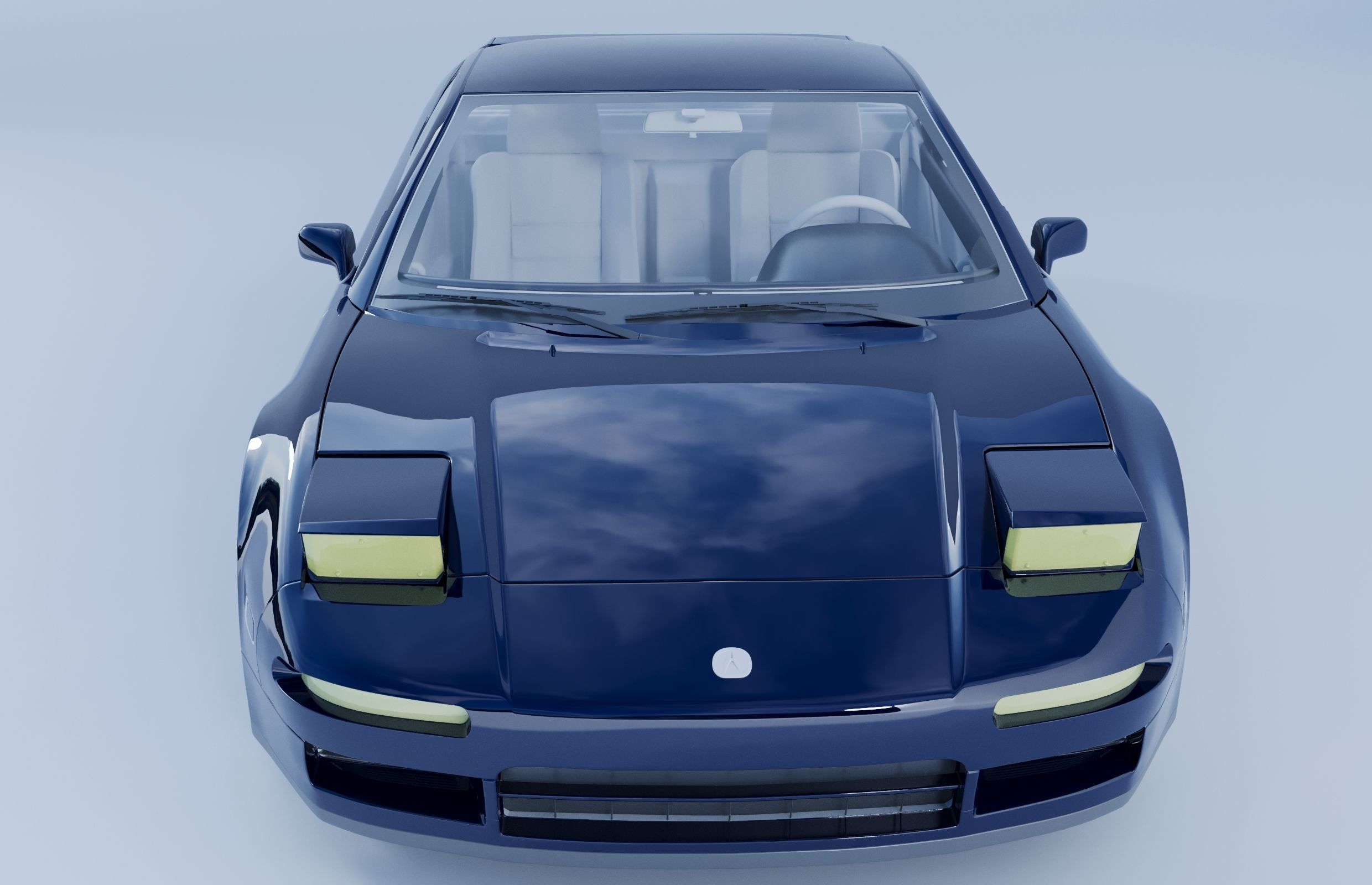 Honda NSX sport car 3D model_3