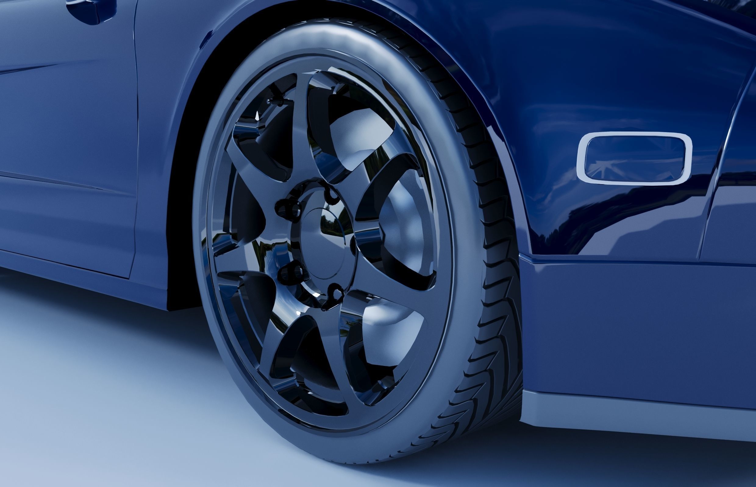 Honda NSX sport car 3D model_4