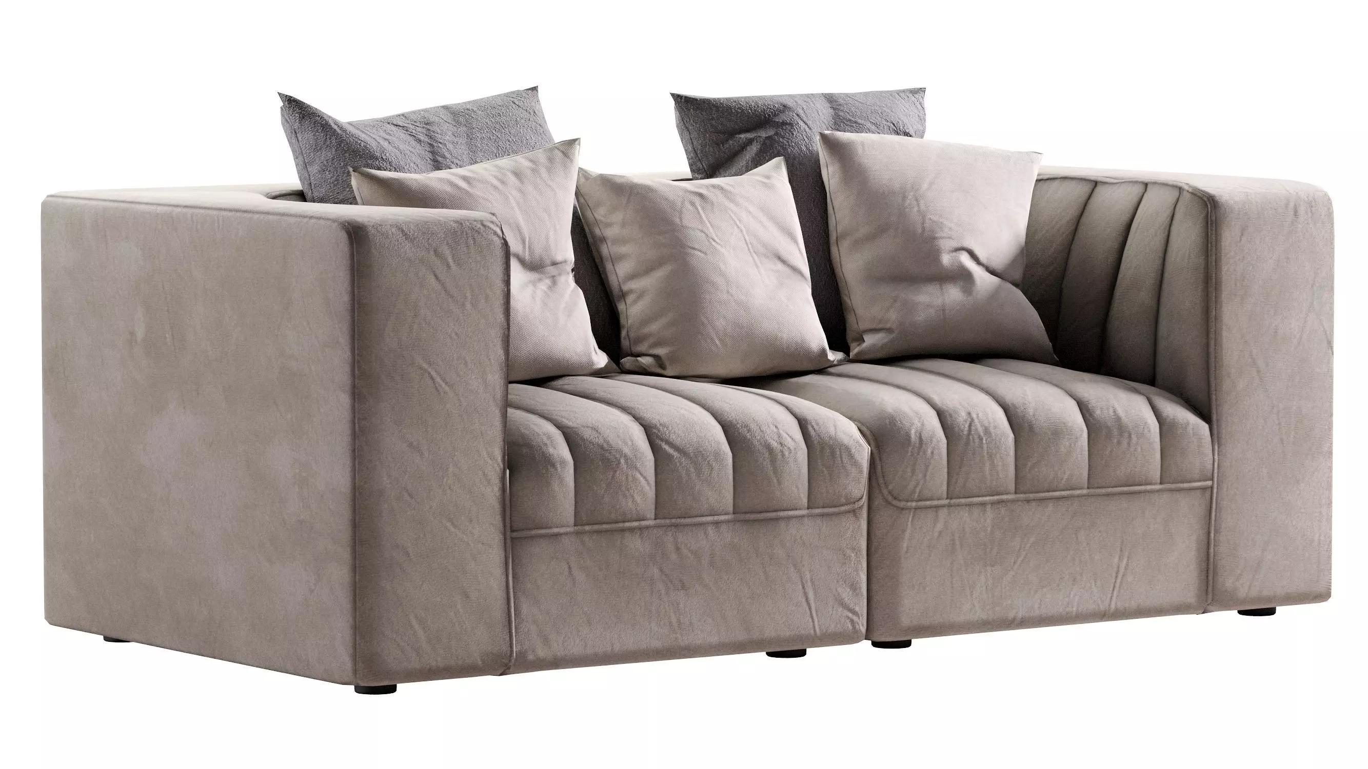 Low Poly 9000 Sofa by ARFLEX Low-poly 3D model_0