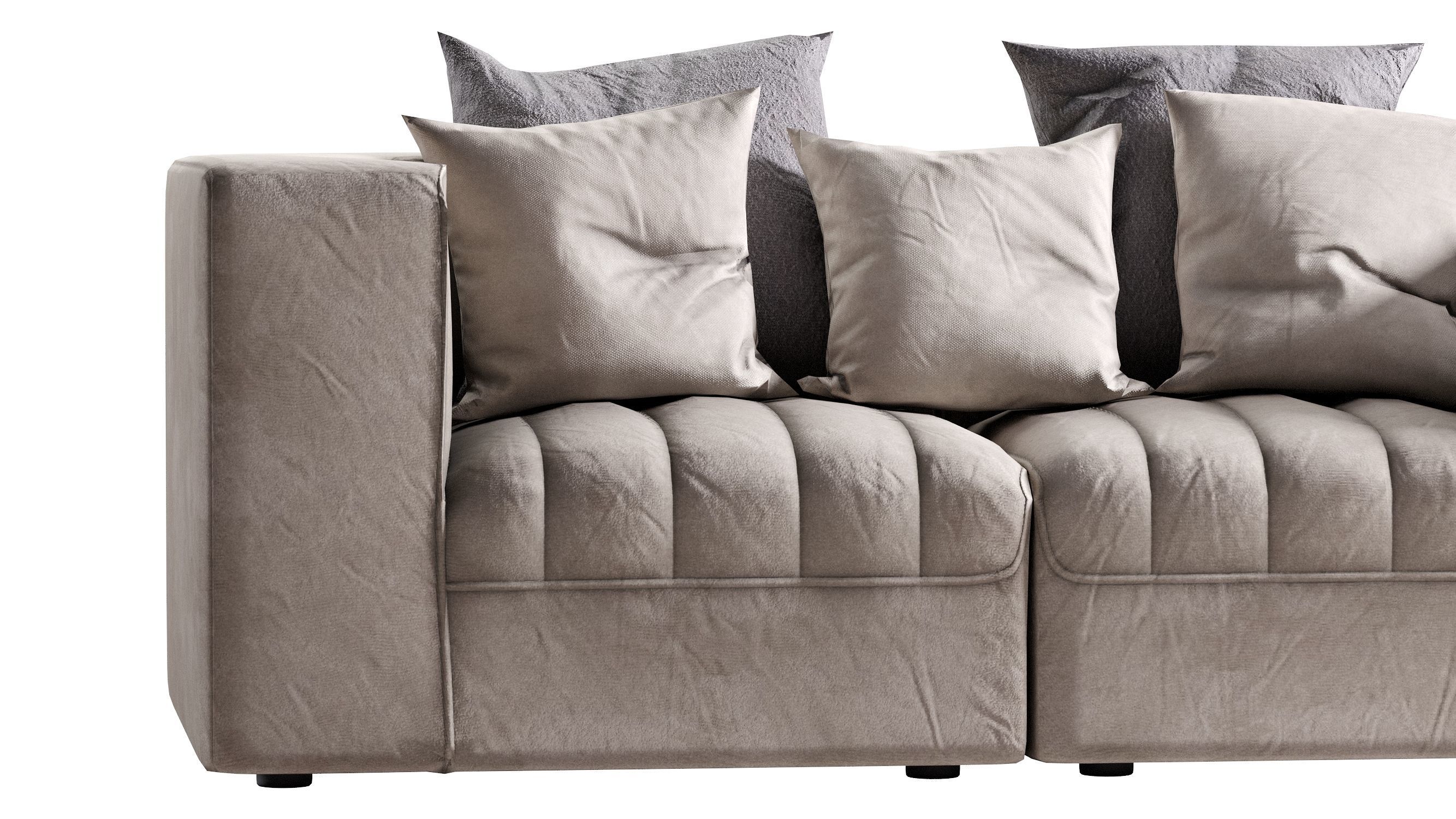 Low Poly 9000 Sofa by ARFLEX Low-poly 3D model_9