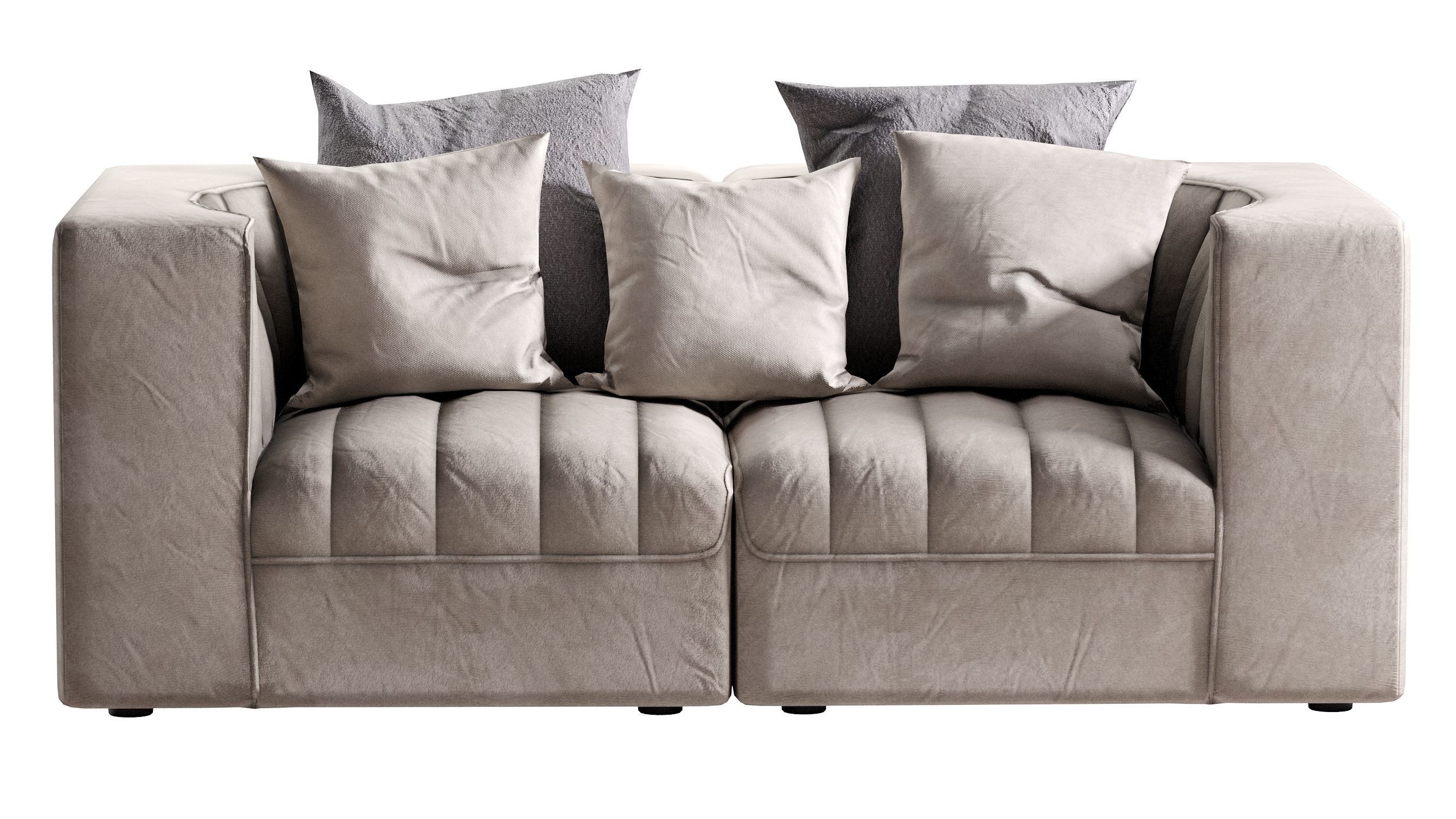 Low Poly 9000 Sofa by ARFLEX Low-poly 3D model_1