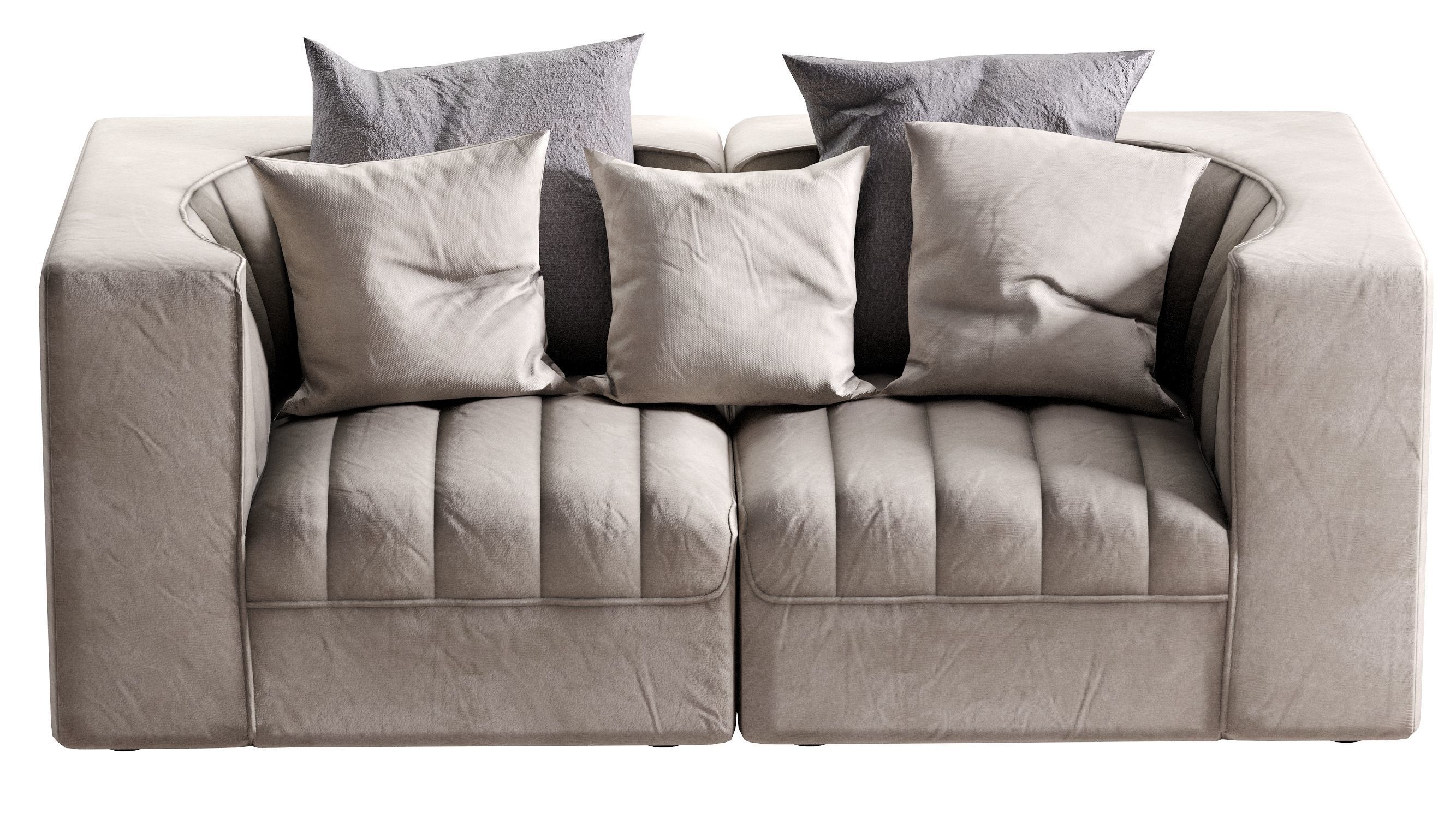 Low Poly 9000 Sofa by ARFLEX Low-poly 3D model_11