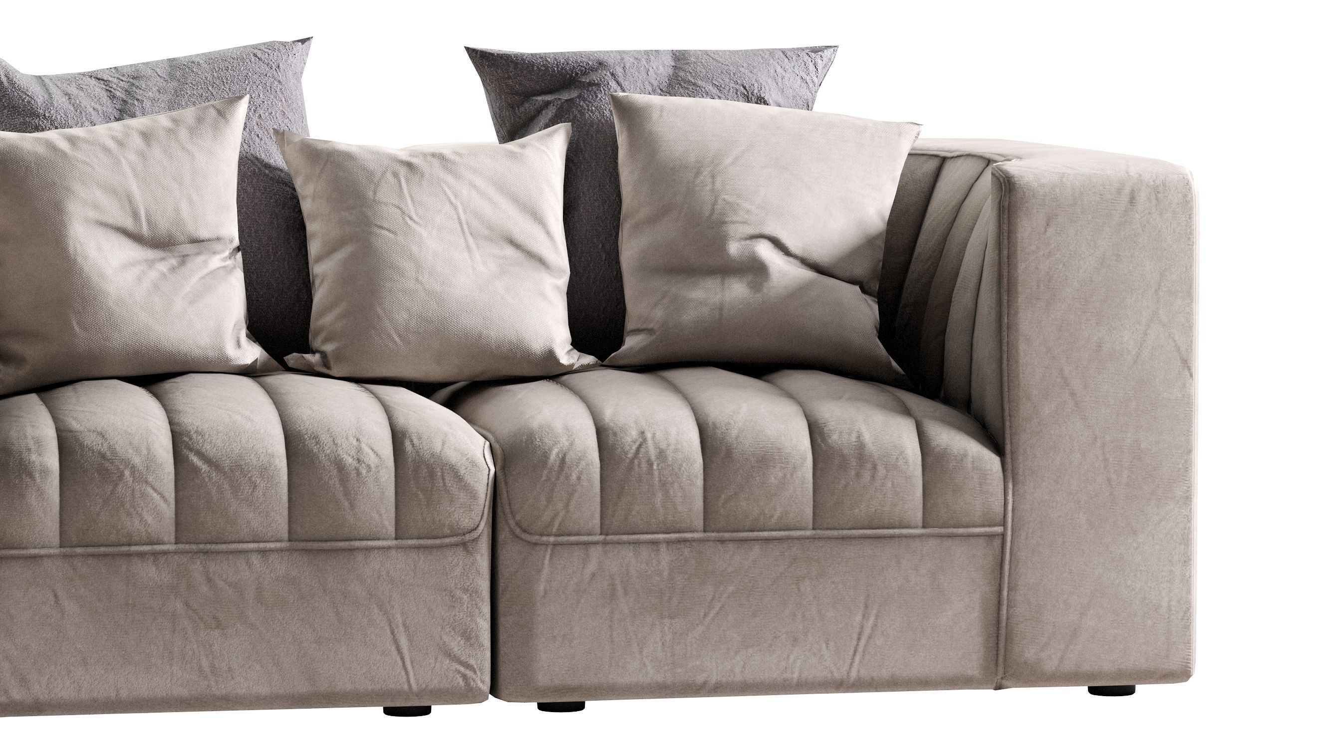 Low Poly 9000 Sofa by ARFLEX Low-poly 3D model_6