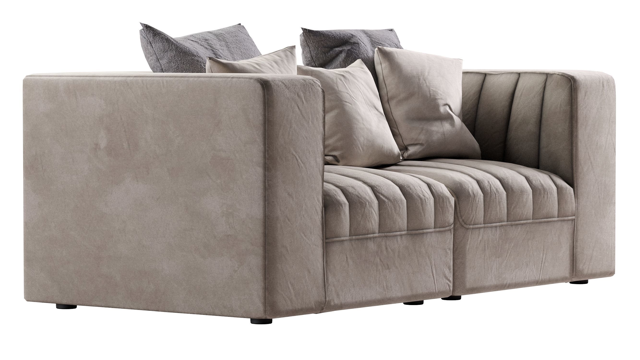 Low Poly 9000 Sofa by ARFLEX Low-poly 3D model_4