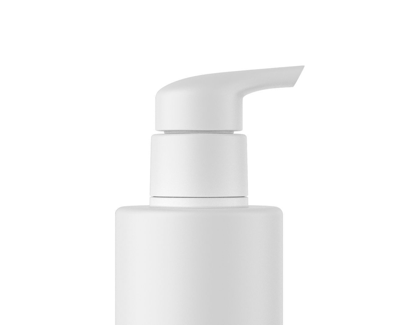 Bottle With Pump Low-poly 3D model_1