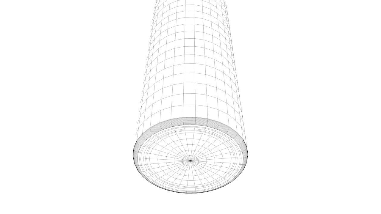 Bottle With Pump Low-poly 3D model_5