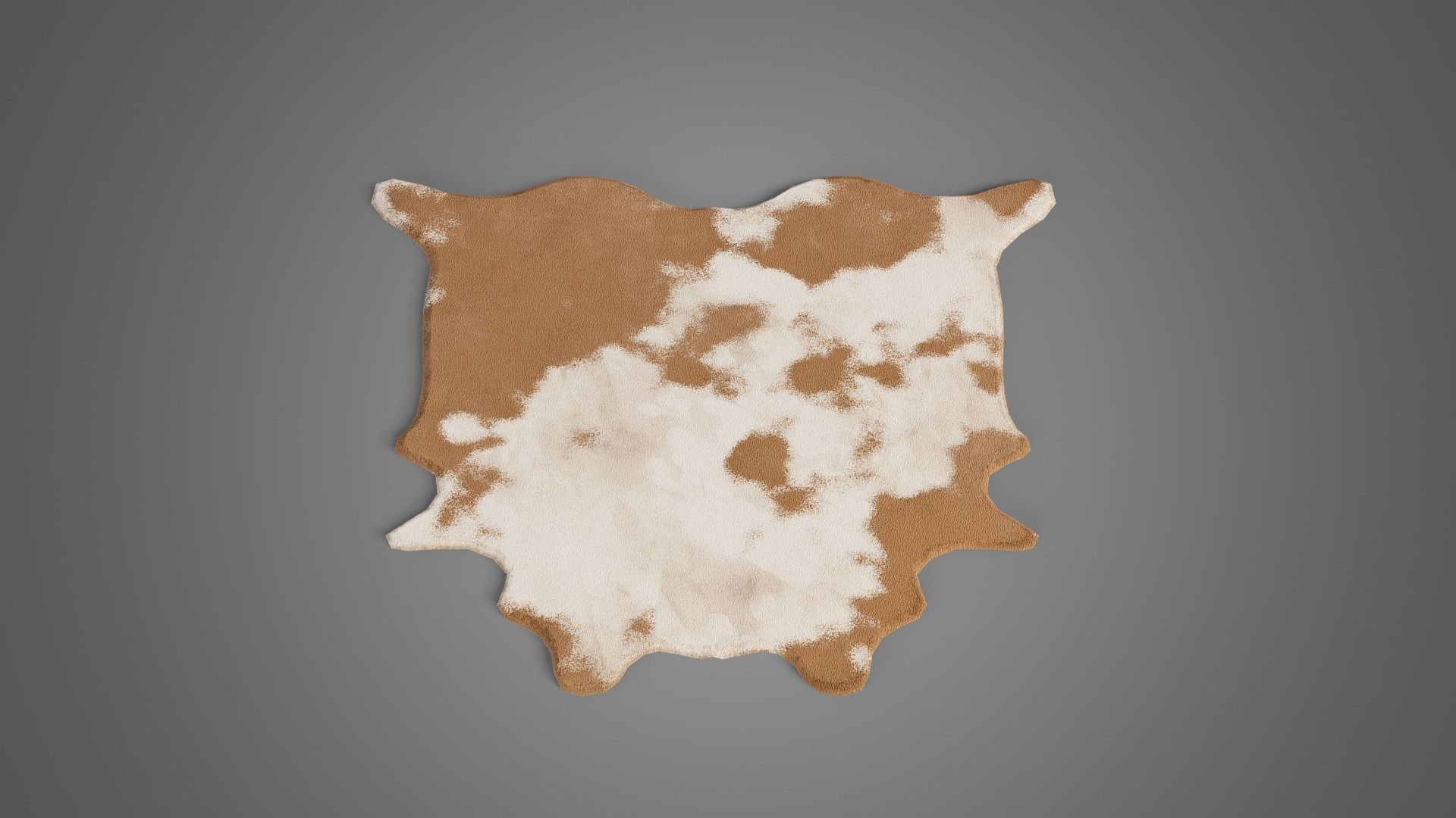 Tavern set wooden bed with plaid blanket Low-poly 3D model_18