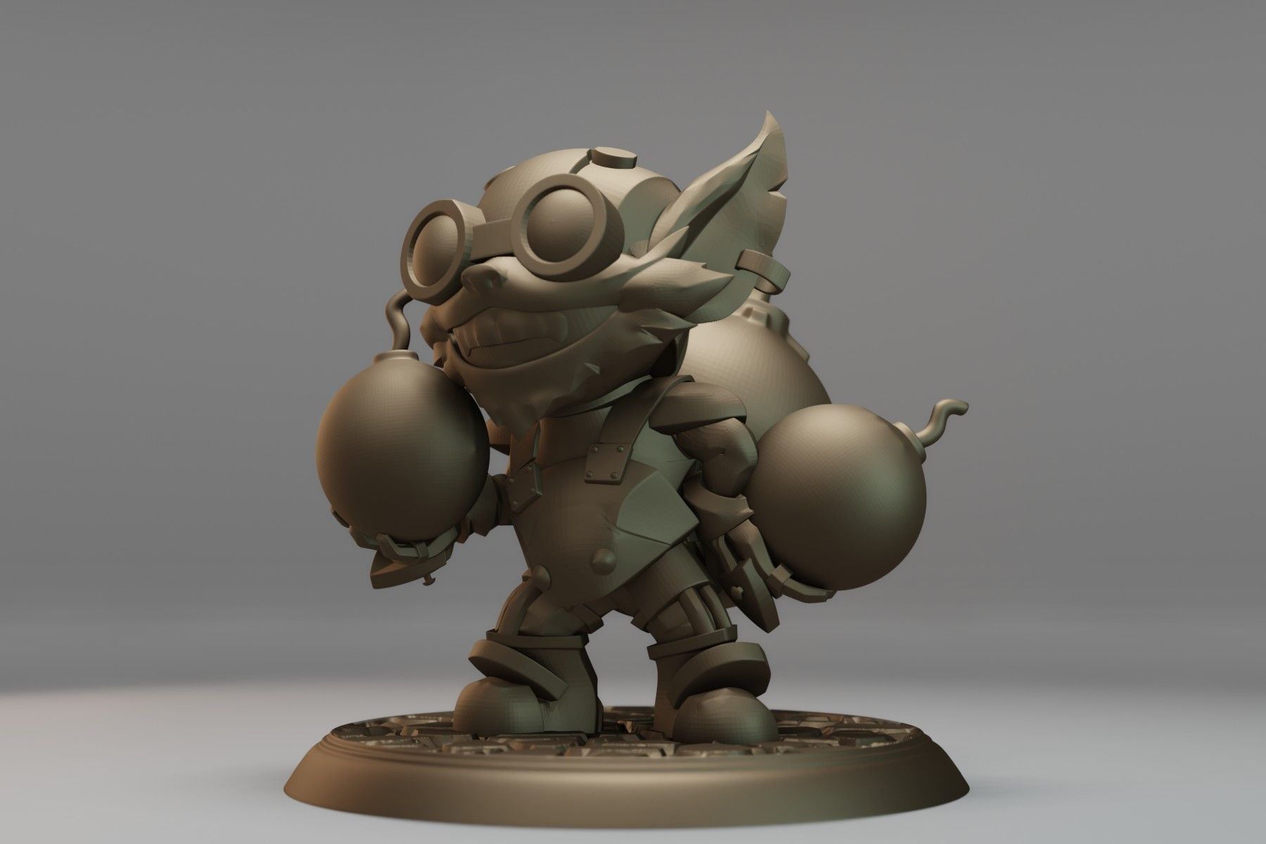 ZIGGS - LEAGUE OF LEGENDS 3D print model_1