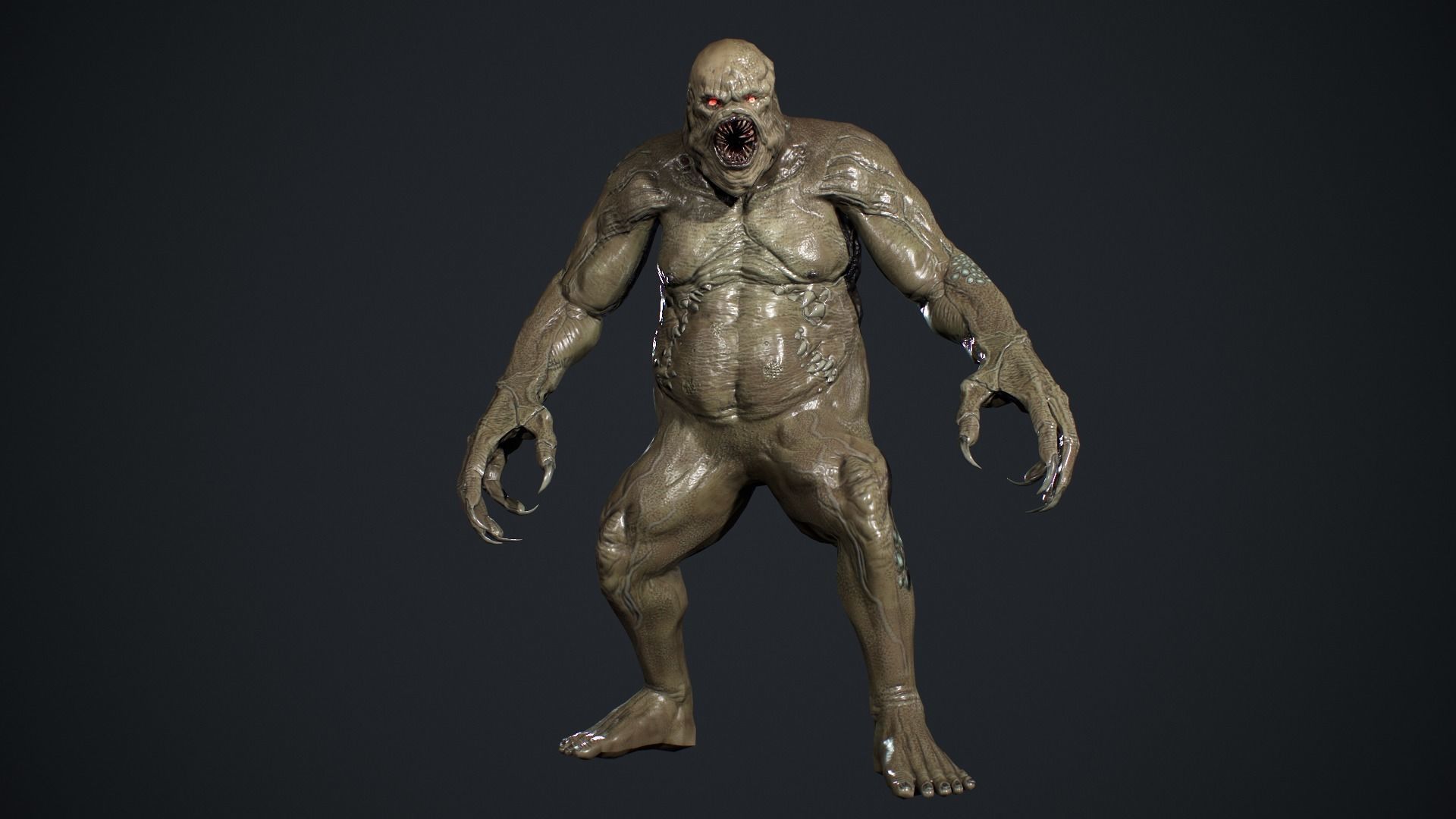 Evil Undead 3 Low-poly 3D model_11