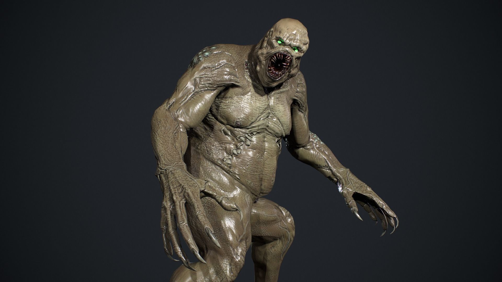 Evil Undead 3 Low-poly 3D model_6