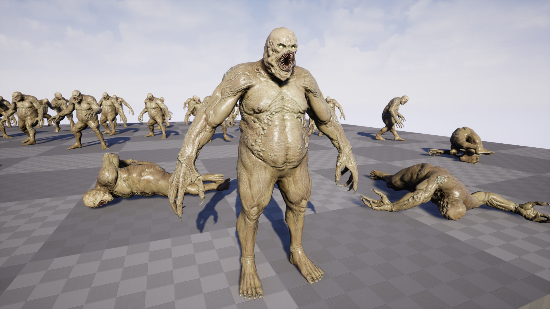 Evil Undead 3 Low-poly 3D model_16