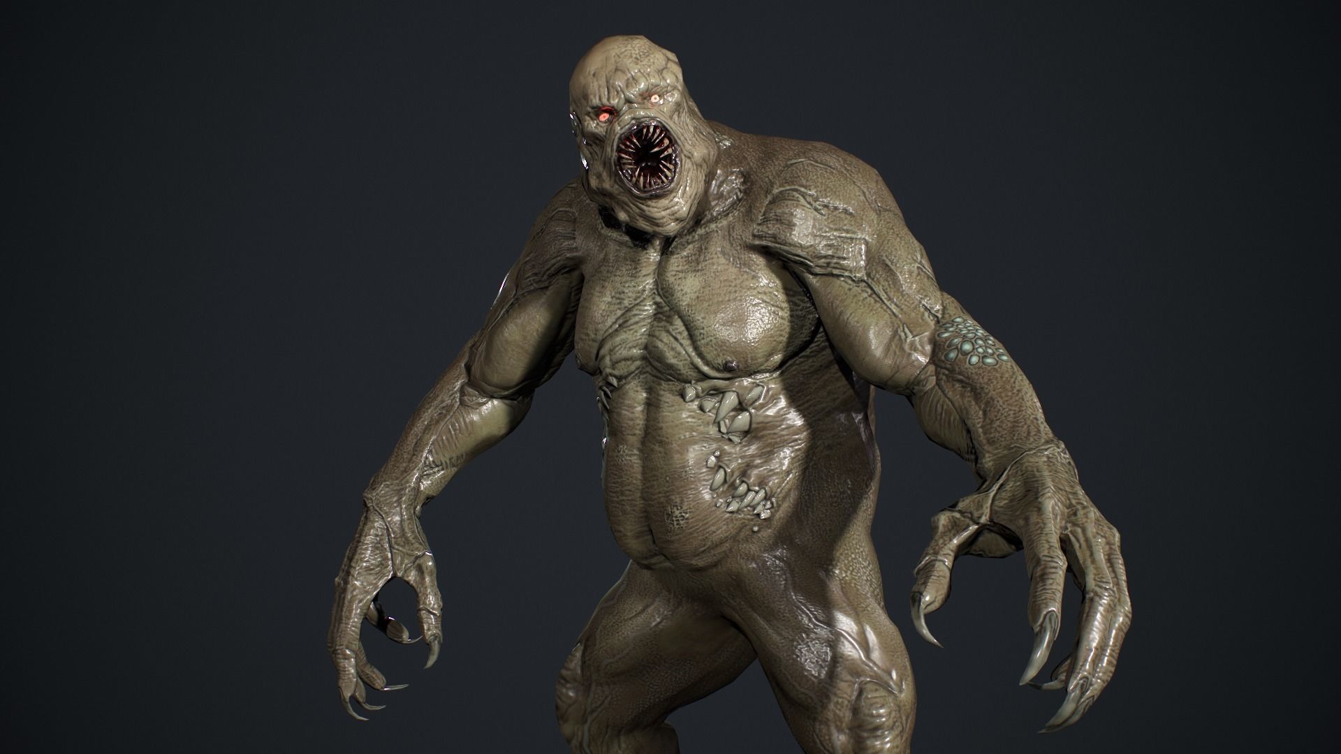 Evil Undead 3 Low-poly 3D model_10