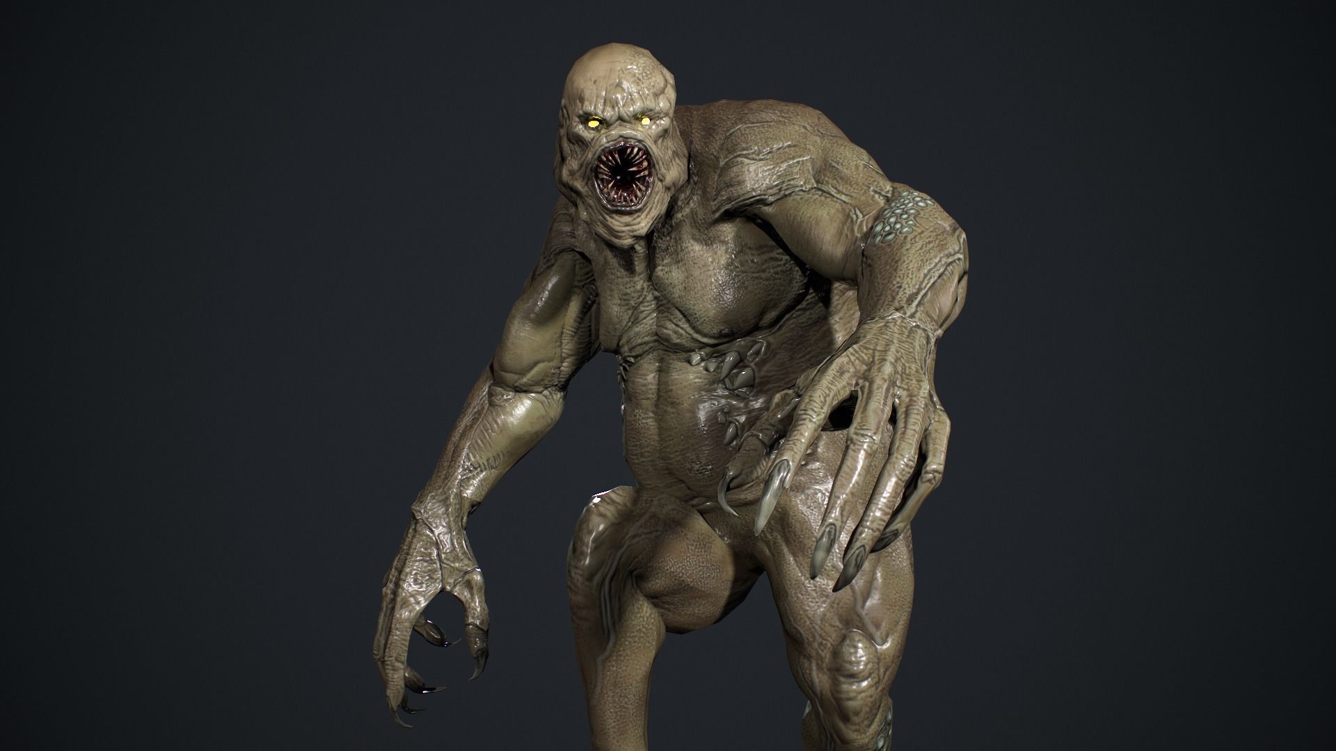 Evil Undead 3 Low-poly 3D model_13