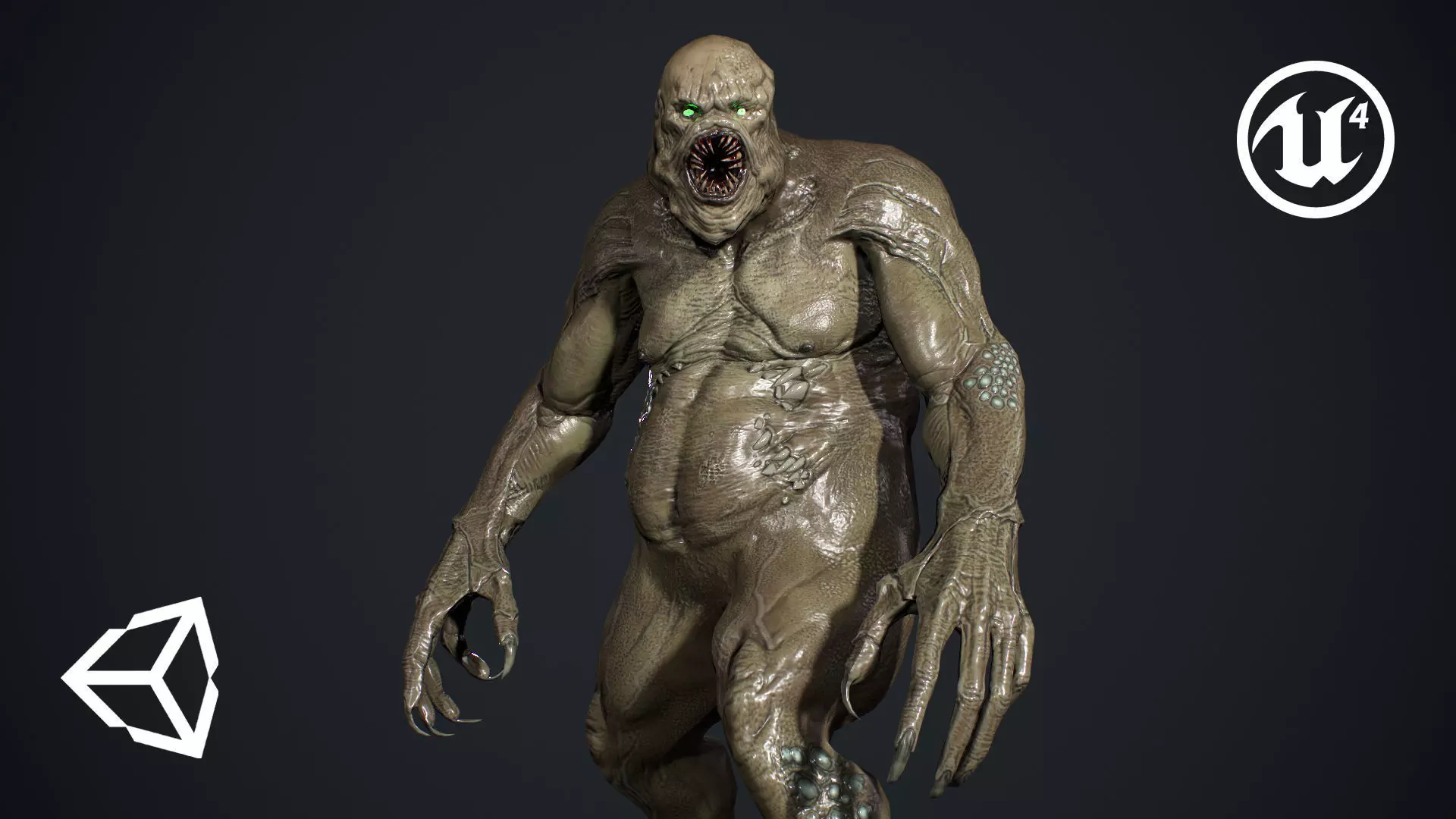 Evil Undead 3 Low-poly 3D model_0