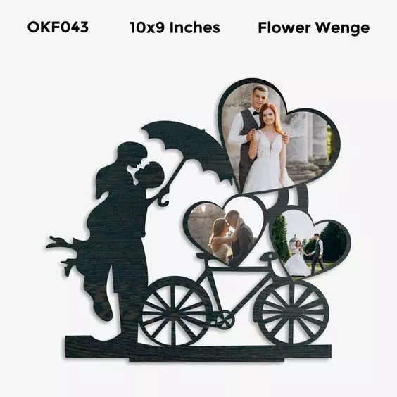 valentine gift photo frame 3D model
