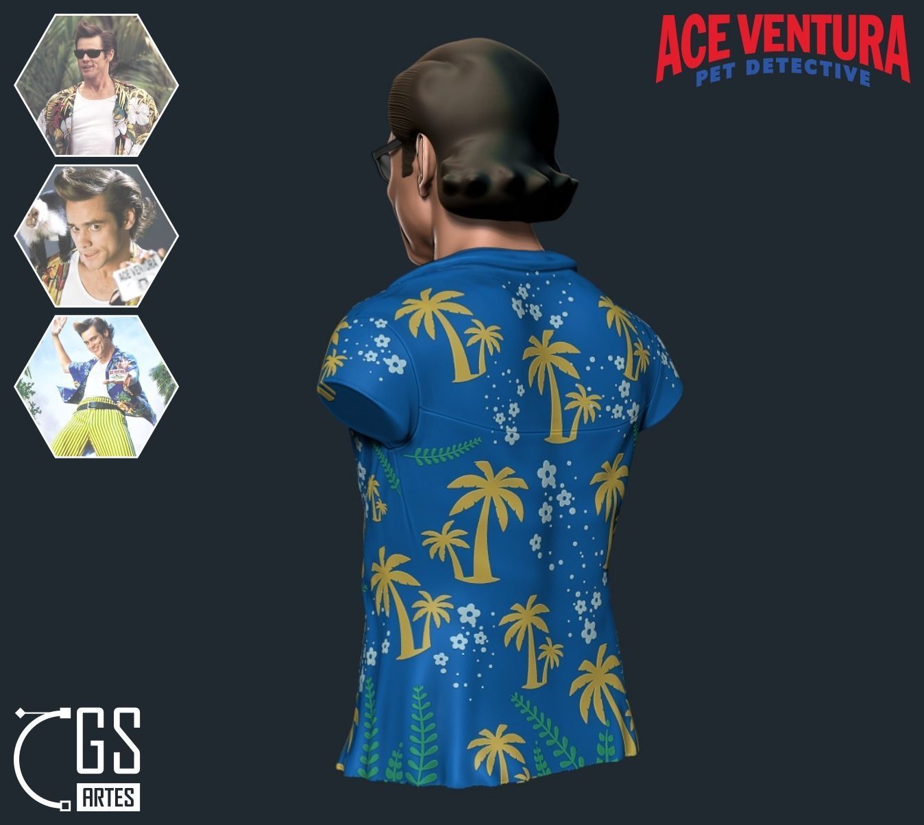 ACE VENTURA - JIM CARREY 3D print model_5