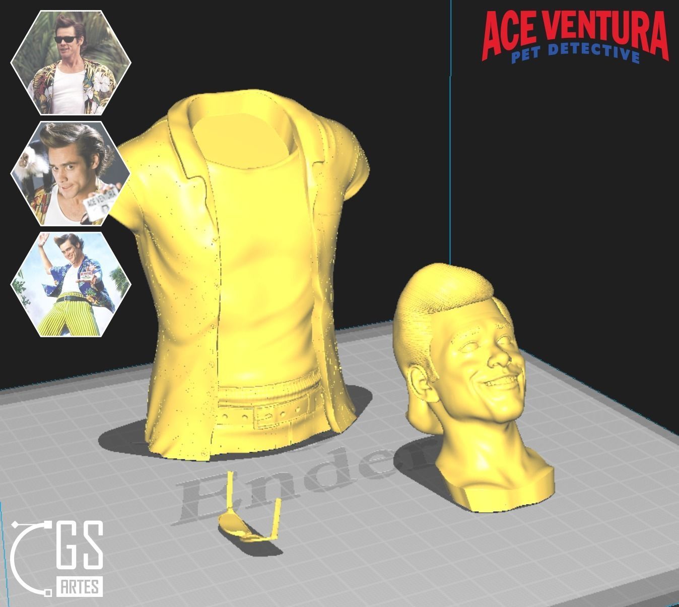 ACE VENTURA - JIM CARREY 3D print model_2