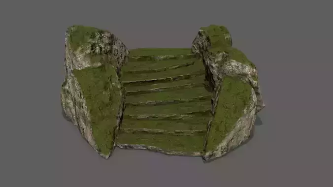 Mossy Rock Stair