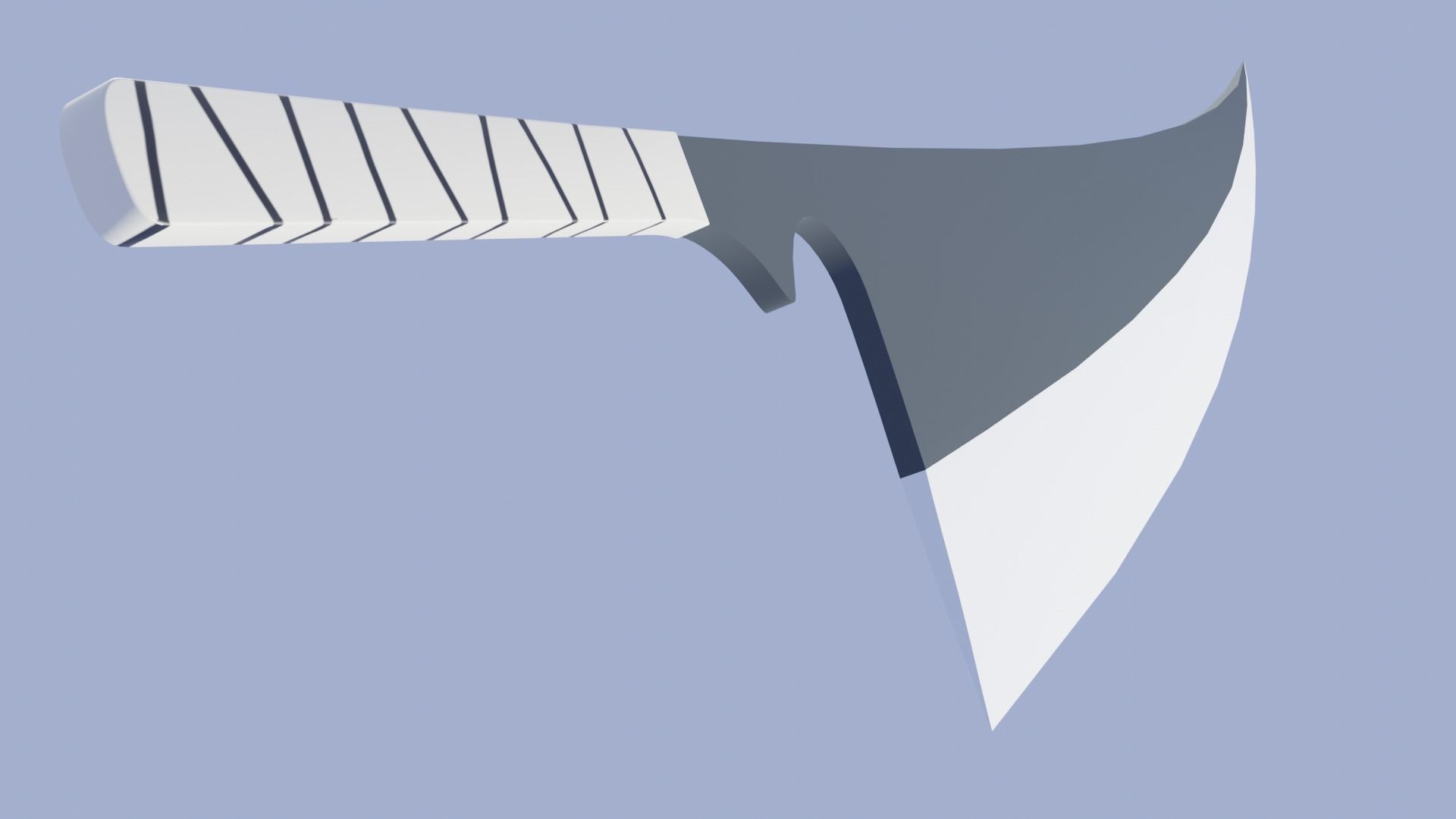 Anime sword Zangetsu Free 3D model_7