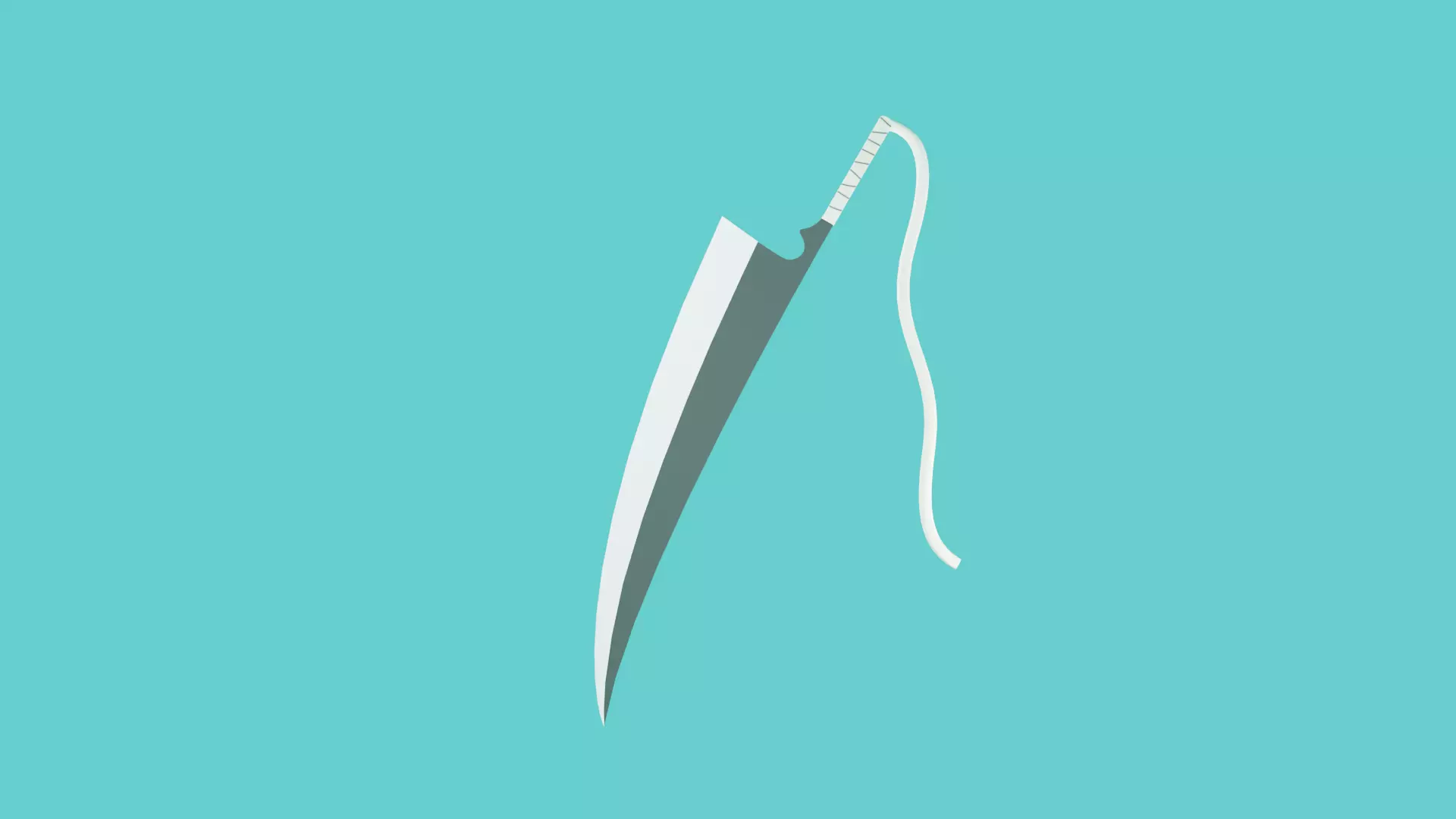 Anime sword Zangetsu Free 3D model_0