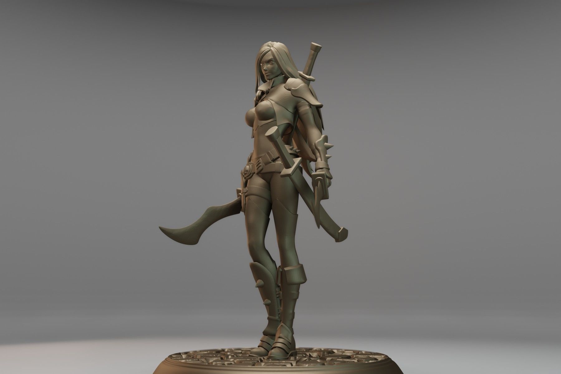 KATARINA - LEAGUE OF LEGENDS 3D print model_1