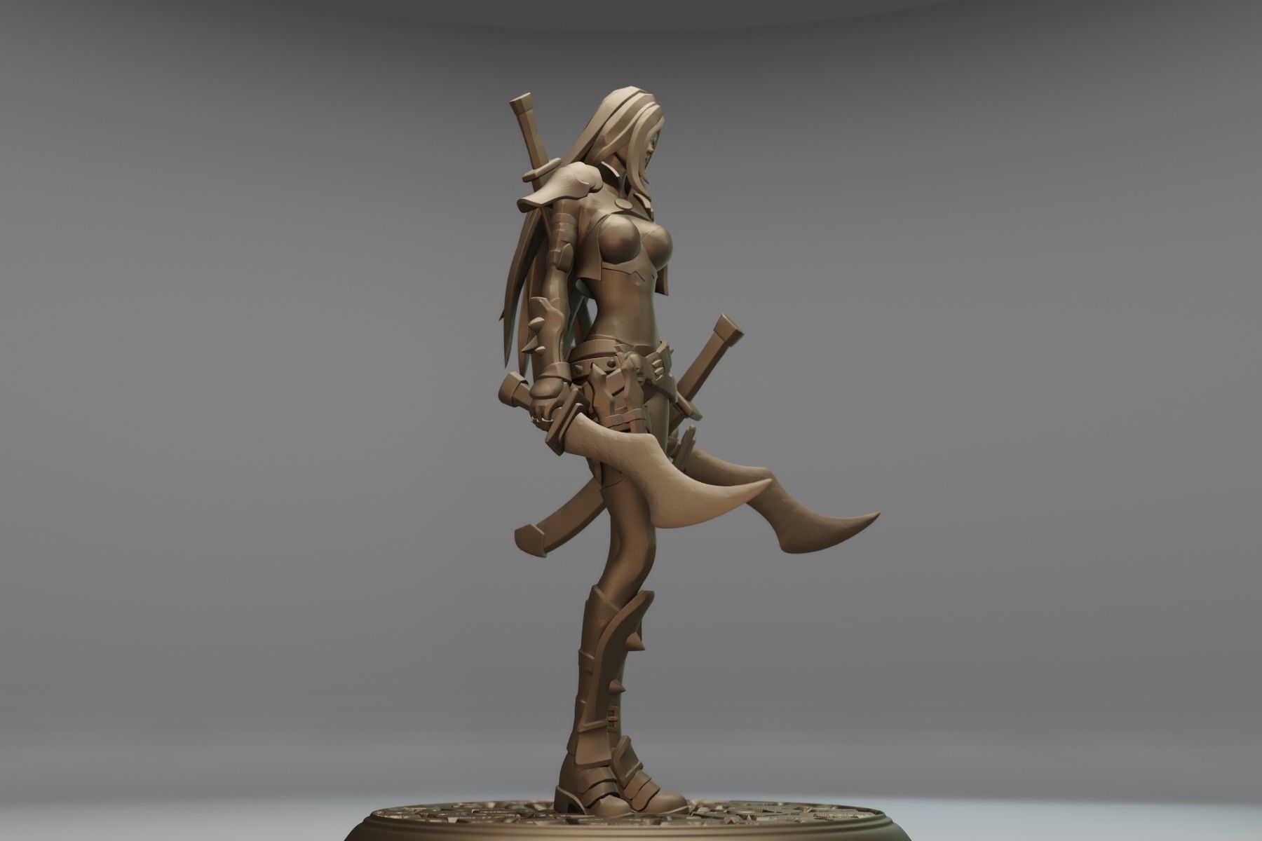 KATARINA - LEAGUE OF LEGENDS 3D print model_2