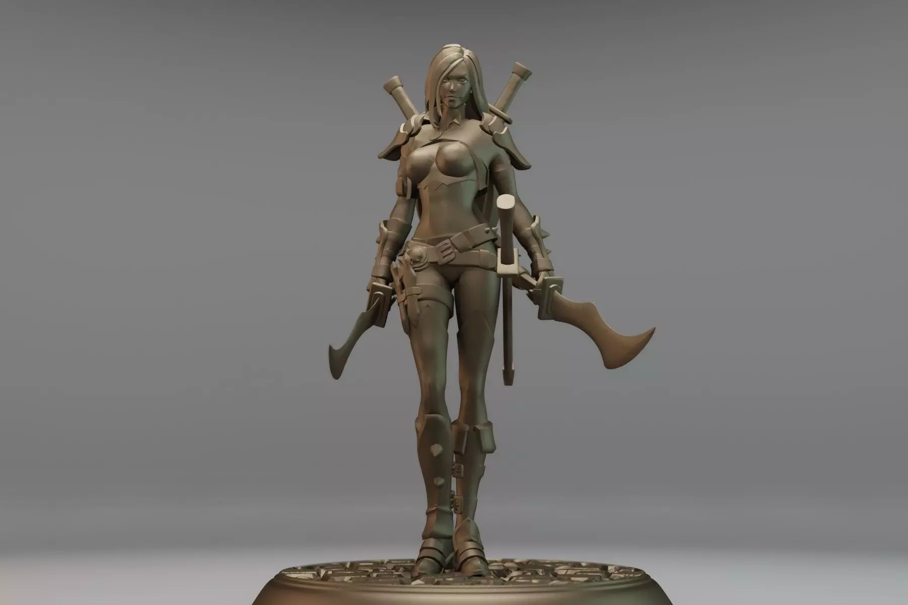 KATARINA - LEAGUE OF LEGENDS 3D print model_0