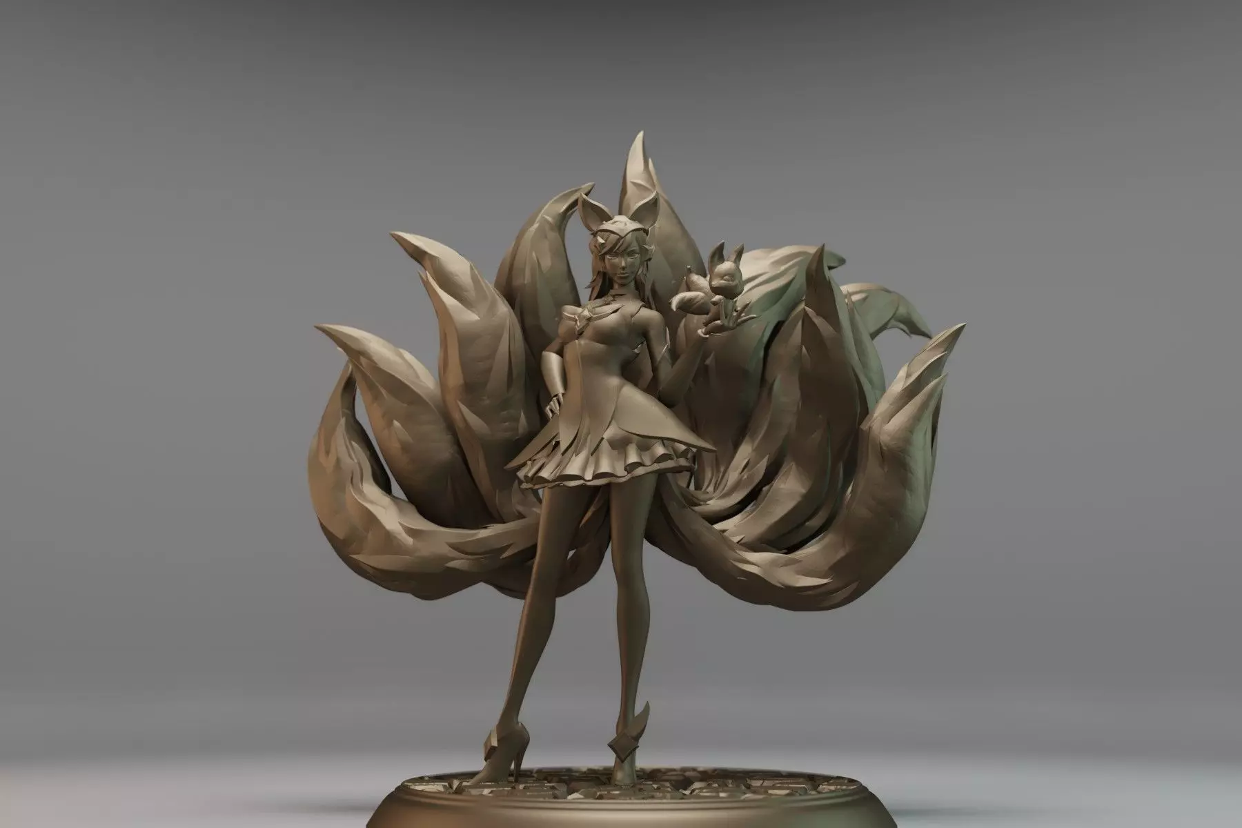 AHRI STAR GUARDIAN - LEAGUE OF LEGENDS 3D print model_0