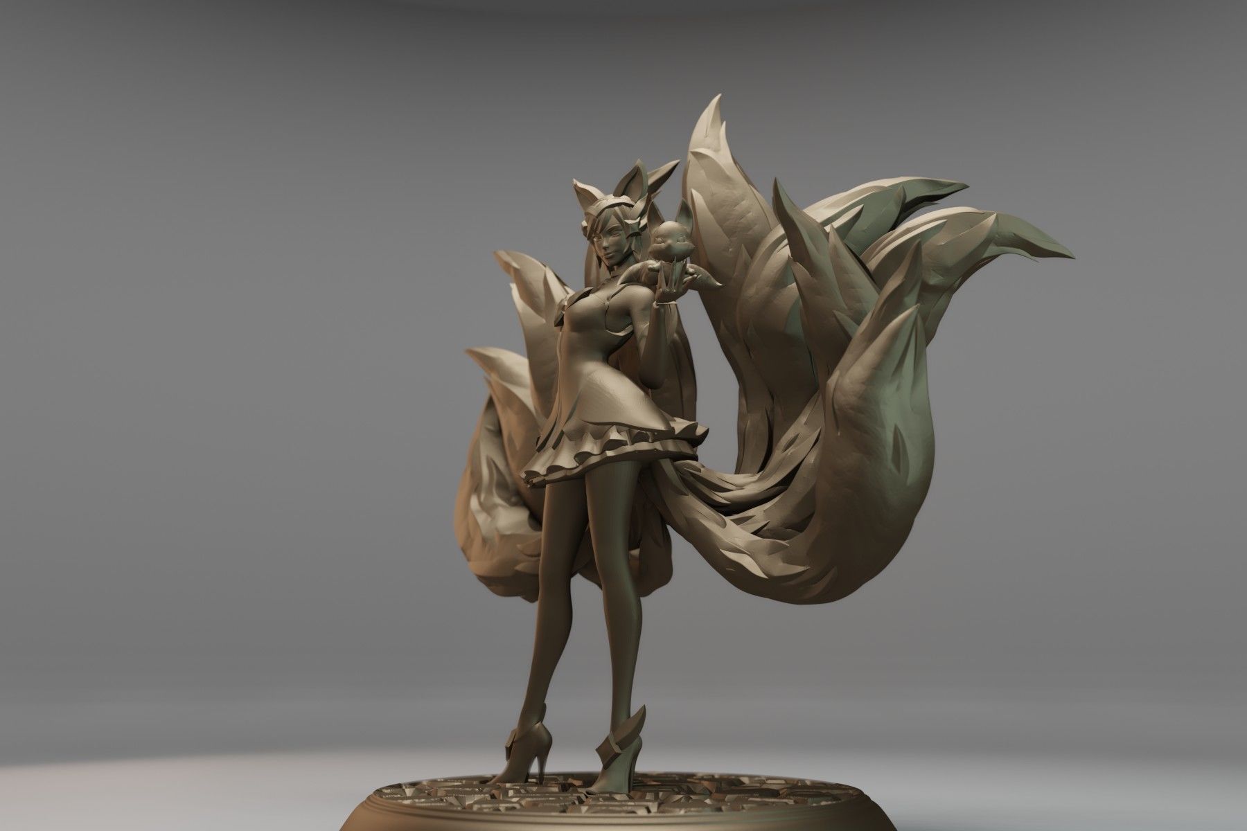 AHRI STAR GUARDIAN - LEAGUE OF LEGENDS 3D print model_1