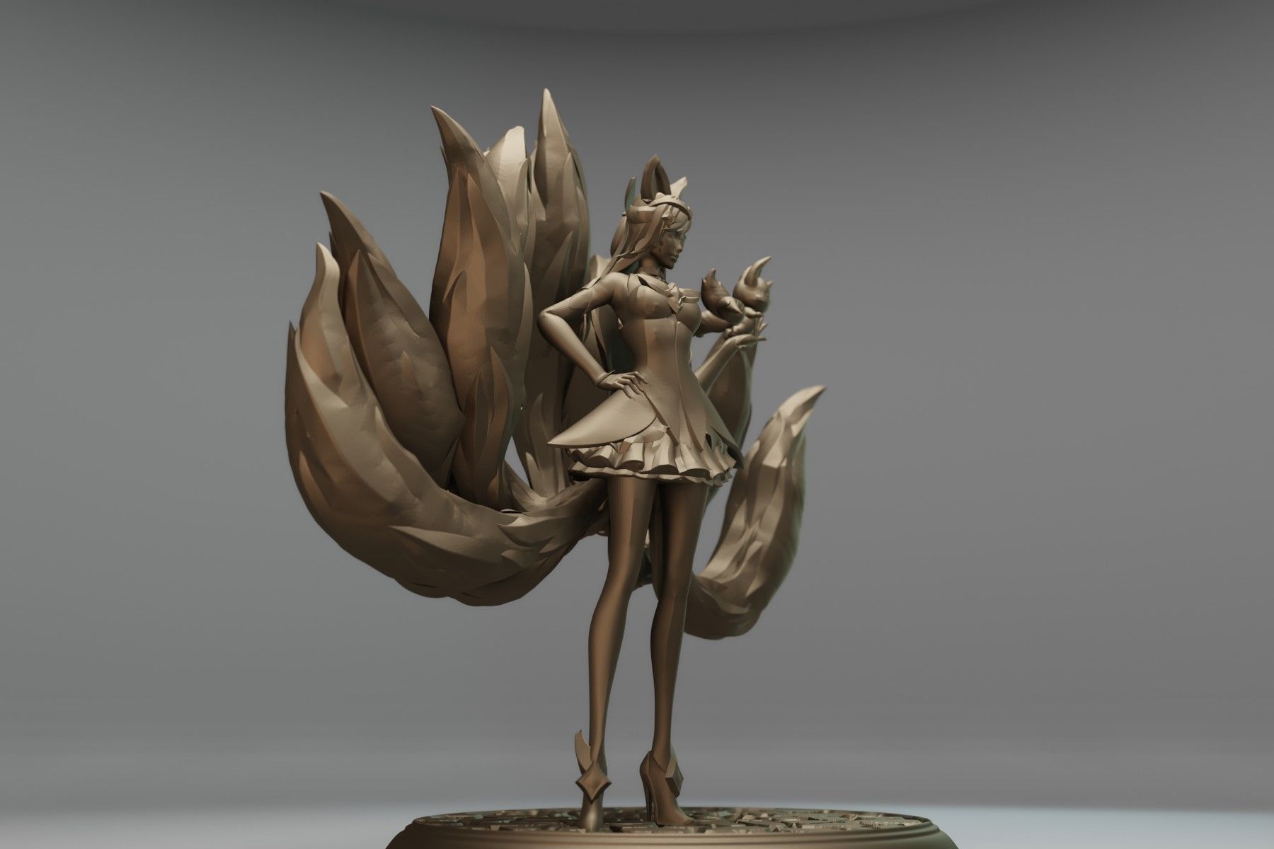 AHRI STAR GUARDIAN - LEAGUE OF LEGENDS 3D print model_2